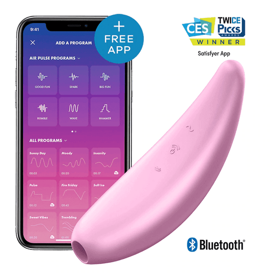 Curvy 3+ - Pink - Premium Other from Satisfyer - Just $67.43! Shop now at SUGAR COOKIE