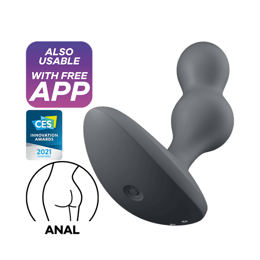Deep Diver Connect App - Grey - Premium Anal Toys from Satisfyer - Just $67.43! Shop now at SUGAR COOKIE