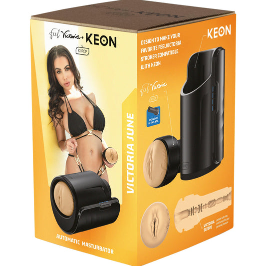 FeelVictoria Stroker + Keon Combo Set - Premium For Him from Kiiroo - Just $268.50! Shop now at SUGAR COOKIE