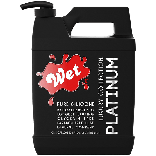 Platinum Silicone Based Sex Lube Gallon - Premium Lubes from Wet - Just $397.43! Shop now at SUGAR COOKIE