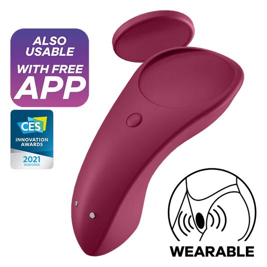 Sexy Secret - Wine Red - Premium Other from Satisfyer - Just $67.43! Shop now at SUGAR COOKIE