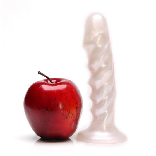 Tantus Silicone Echo Silicone Vibrator White Pearl - Premium Dongs & Dildos from Tantus - Just $62.03! Shop now at SUGAR COOKIE